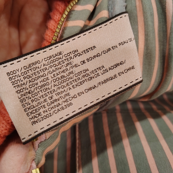 Juicy Couture Y2k 2002 Velour Cowhide Backpack Vintage - Picture 3 of 15